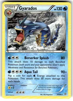 Gyarados 20/98 Regular Rare Ancient Origins Pokemon Card - Image 1