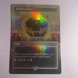 Sundown Pass (Borderless) Secrets of Strixhaven Foil - Image 1