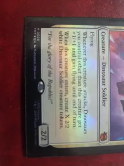 Triceraton Commander #25 (Foil) (NM) TMT Magic MTG - Image 2