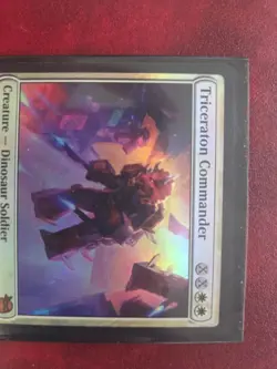 Triceraton Commander #25 (Foil) (NM) TMT Magic MTG - Image 3