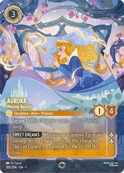Aurora - Waking Beauty (Enchanted) (205/204) - Enchanted - Holofoil Near Mint - - Image 1