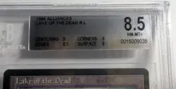 Lake of the Dead Alliances Magic The Gathering MTG BCG 8.5 NM/Mint+ - Image 2