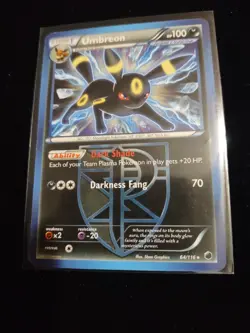 Pokemon Umbreon TCG Team Plasma Freeze Card 64/116 Regular Exclusive - Image 1