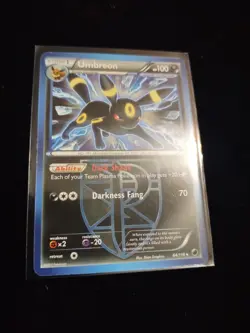 Pokemon Umbreon TCG Team Plasma Freeze Card 64/116 Regular Exclusive - Image 2