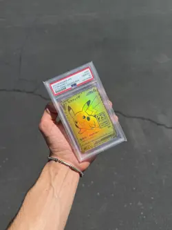 2021 Pokemon Japanese 25th Anniversary Promo Golden Box Pikachu V #1 PSA 10 GEM - Image 1