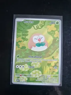 Rowlet 090/088 Perfect Order Illustration Rare Pokemon TCG Card NM PF 2 - Image 1