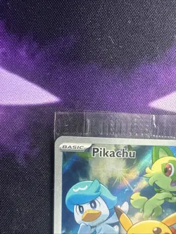 Pokemon TCG Pikachu SVP 027 Black Star Promo Paldea Evolved Sealed NM - Image 2