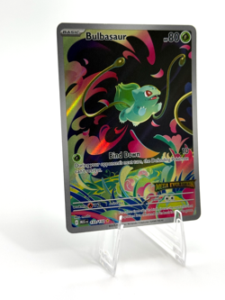 Pokemon Bulbasaur (Mega Evolution Stamped) Illustration Rare Promo - Image 3
