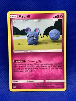 Pokemon Tcg Azurill 146/236 Cosmic Eclipse Non Holo - Image 1
