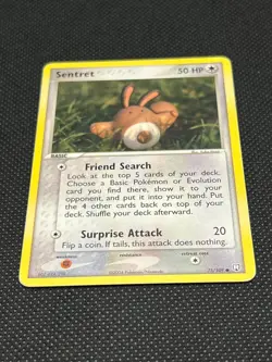 Pokemon Tcg Sentret 75/109 ex Team Rocket Returns Non Holo - Image 2