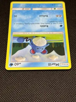 Pokemon Tcg Marill 34/147 Sm-Burning Shadows Non Holo - Image 3