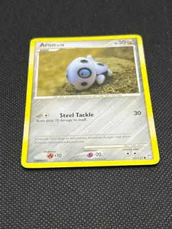 Pokemon Tcg Aron 71/123 Mysterious Treasures Non Holo - Image 2