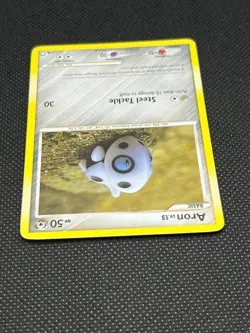 Pokemon Tcg Aron 71/123 Mysterious Treasures Non Holo - Image 3