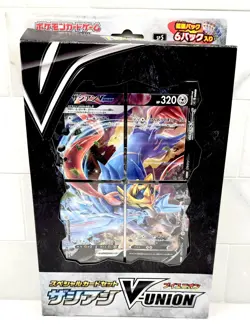 Pokemon Mewtwo Zacian Greninja V-Union Sword & Shield Set (SET OF 3) Japanese - Image 2