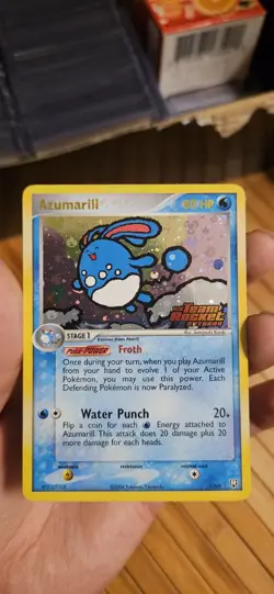 Azumarill 1/109 Team Rocket Returns Reverse Holo Stamp Pokemon NM Condition - Image 1