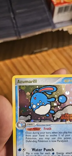 Azumarill 1/109 Team Rocket Returns Reverse Holo Stamp Pokemon NM Condition - Image 3