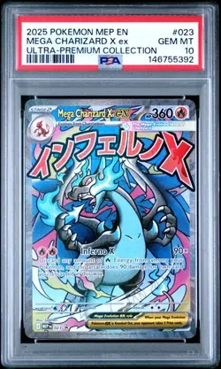 MEGA CHARIZARD X EX Black Star Promo UPC #023 PSA 10 Pokemon - Image 1