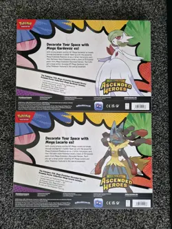 Pokemon Ascended Heroes Premium Poster Collection Mega Gardevoir + Lucario - Image 2