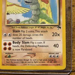 Pokemon TCG: Onix 03/18 Southern Islands Regular LP+ - Image 4