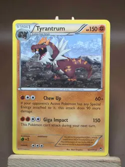 HP Pokemon Tyrantrum Rare XY - Furious Fists 62/111 - Image 1