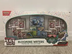 Pokemon 151 Blooming Waters Premium Collection Box Sealed - Image 1