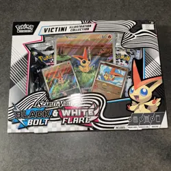 Pokemon Black Bolt & White Flare Victini Illustration Collection Box SV (SEALED) - Image 1