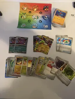 Pokemon Mix Sets Huge x100 Joblot Bundle - Mega EX, Holo, Reverse Hole & Sticker - Image 1