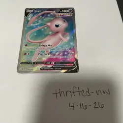 Pokemon Mew V Ultra Rare Full Art Holo Swsh08 Fusion Strike 250/264 - Image 2