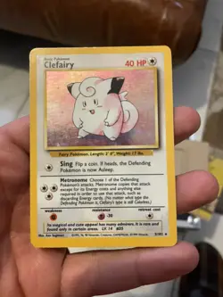 Pokemon TCG - Clefairy - 5/102 - Holo Rare - Base Set Unlimited - Image 1