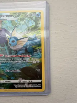 Pokemon Vaporeon TG02/TG30 Swsh09 Brilliant Stars Ultra Rare Holo Ability 110 HP - Image 2