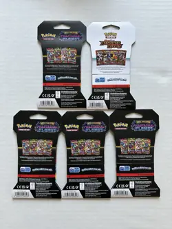 Pokemon TCG: Phantasmal Flames / S& V Destined Rivals 5 Single Sleeve Booster Pk - Image 2