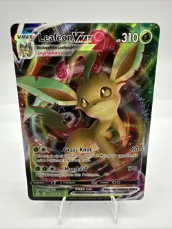 Leafeon VMAX ⭐ 008/203 Holo Rare VMAX Evolving Skies 2021 Pokemon NM - Image 1