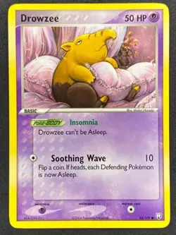 Pokemon Drowzee 54/109 TRR EX Team Rocket Returns NM - Image 1