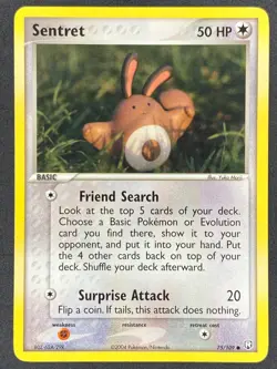 Pokemon Sentret 75/109 TRR EX Team Rocket Returns LP - Image 1