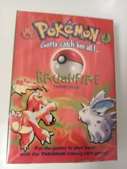 1999 WOTC Sealed pokemon brushfire theme deck Possible Shadowless - Image 1