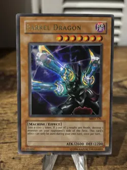 LP - Yu-Gi-Oh! TCG Barrel Dragon Metal Raiders MRD-126 Unlimited Ultra Rare - Image 1