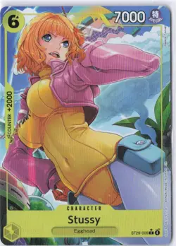 One Piece TCG ST29-006 Stussy Alt Art English Egghead - Image 1