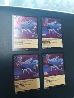 4-Disney Lorcana Genie Wish Fulfilled 53/204 Cold Foil Holo Rare - Image 2