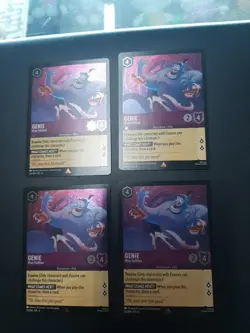 4-Disney Lorcana Genie Wish Fulfilled 53/204 Cold Foil Holo Rare - Image 3
