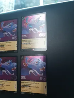 4-Disney Lorcana Genie Wish Fulfilled 53/204 Cold Foil Holo Rare - Image 4