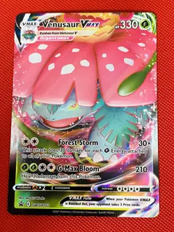 Venusaur VMAX SWSH102 SWSH: Sword & Shield Promo Cards Holo - Image 1