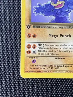 DARK MACHAMP 27/82 Team Rocket 1st EDITION non-holo rare Pokemon TCG card NM - Image 5