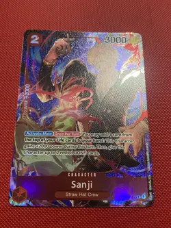 Sanji (Parallel) OP01-013 Romance Dawn Alt Art One Piece Card TCG - Image 4