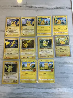 Pokemon Pikachu card lot of (11)– Vintage , Jungle Phantoms Holo - Image 1