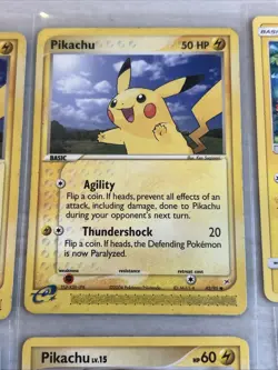 Pokemon Pikachu card lot of (11)– Vintage , Jungle Phantoms Holo - Image 3