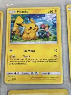 Pokemon Pikachu card lot of (11)– Vintage , Jungle Phantoms Holo - Image 4