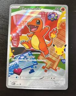 Pokemon Charmander 044 Scarlet & Violet Promo Holo Card 2026 English - Image 1