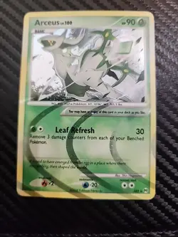 Pokemon TCG Arceus Card Holo, Grass Type, Level 100, AR2 - Image 1
