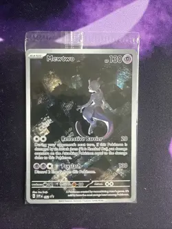 MEWTWO SVP 052 Scarlet Violet 151 Promo Illustration Rare Pokemon Card SEALED - Image 1