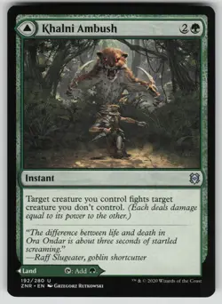 Khalni Ambush Normal U Zendikar Rising 192 NM - Image 1